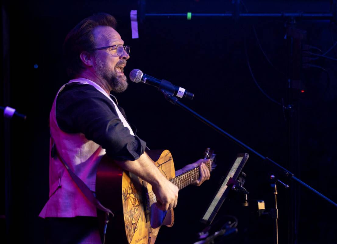 Michael Johnson performs at the Italian American Social Club on Wednesday, July 28, 2021, in La ...