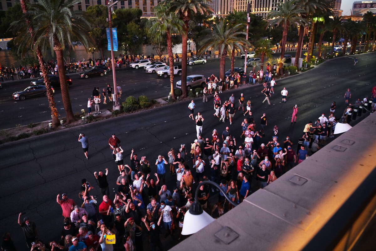 A general view at the launch of Sammy Beach Bar Cocktail Co. at Beer Park at Paris Las Vegas on ...