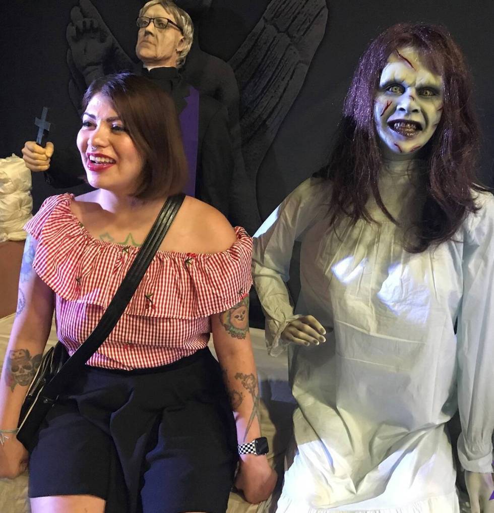 A monster and friend from -- natch -- the Museum of Monsters. (Museum of Monsters)