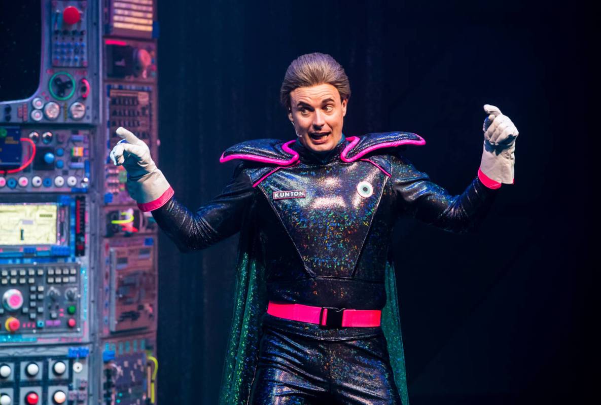 Captain Kunton is shown during an undated performance of "Opium" at the Cosmopolitan of Las Veg ...