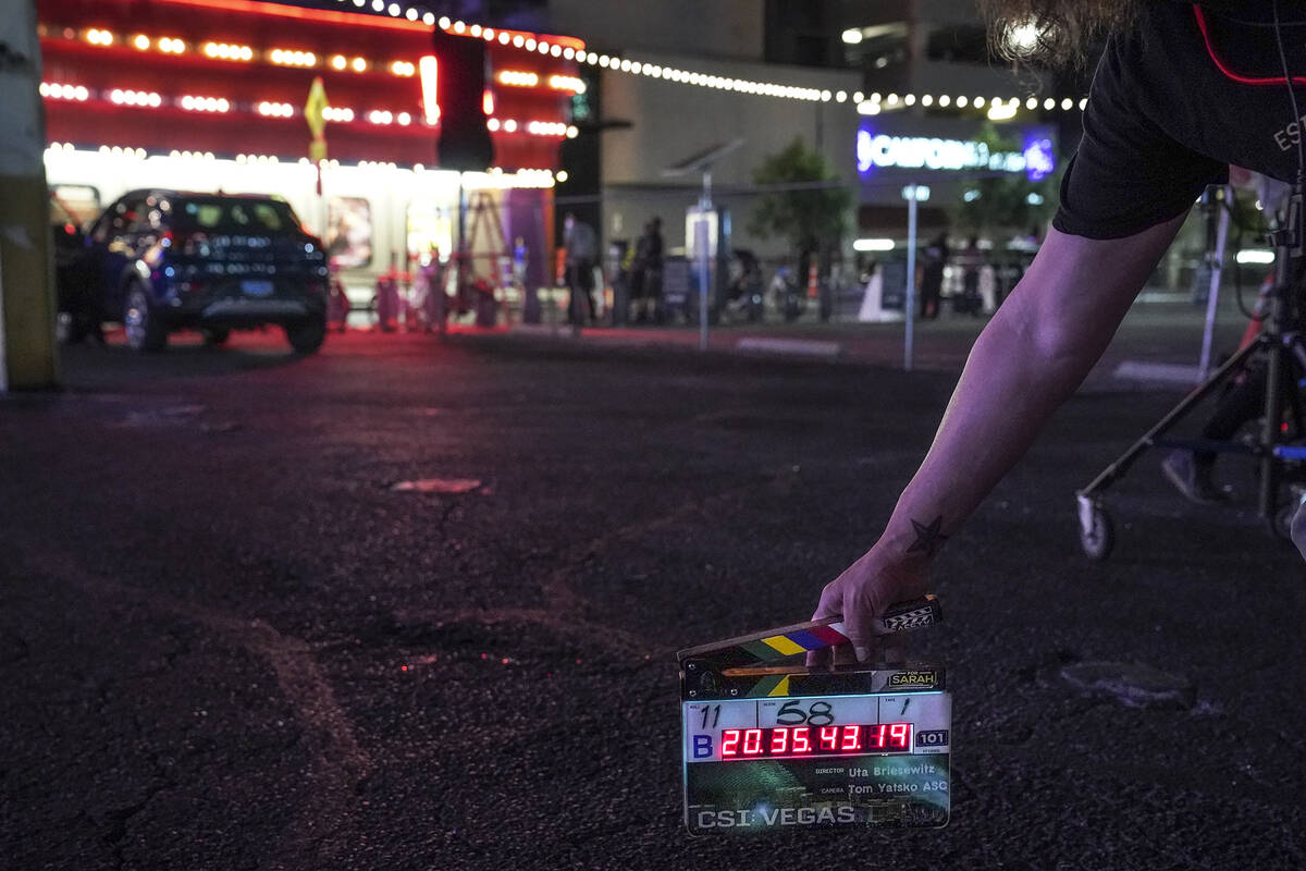 Coverage of the CBS series "CSI: Vegas," scheduled to air on the CBS Television Network. (Micha ...