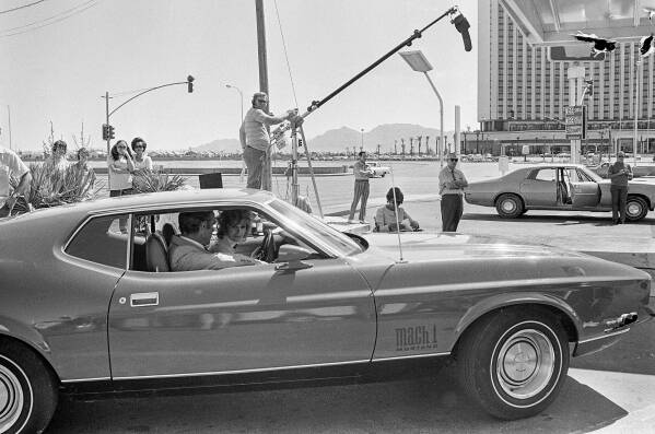 Production of the James Bond movie "Diamonds Are Forever" starring Sean Connery and Jill St. Jo ...