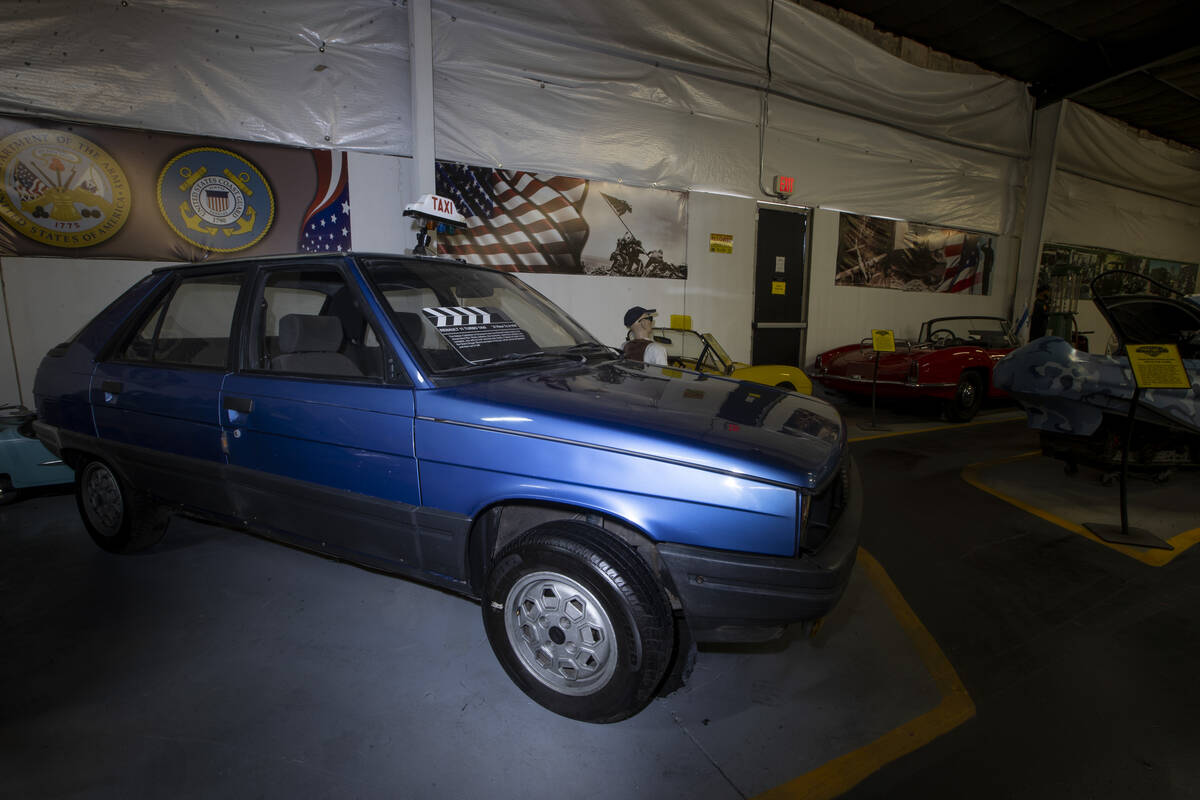 A James Bond film 1985 Renault is showcased at the Hollywood Cars Museum in Las Vegas, Thursday ...