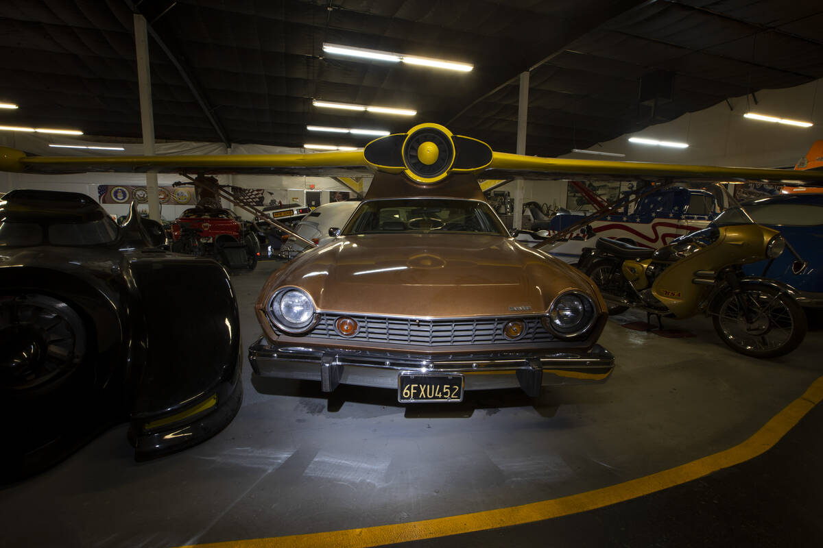 A Flying AMC Matador Coupe inspired by a James Bond film is showcased at the Hollywood Cars Mus ...