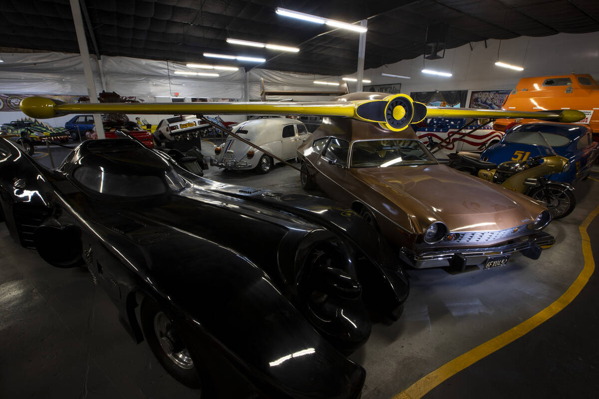 A Flying AMC Matador Coupe inspired by a James Bond film is showcased at the Hollywood Cars Mus ...