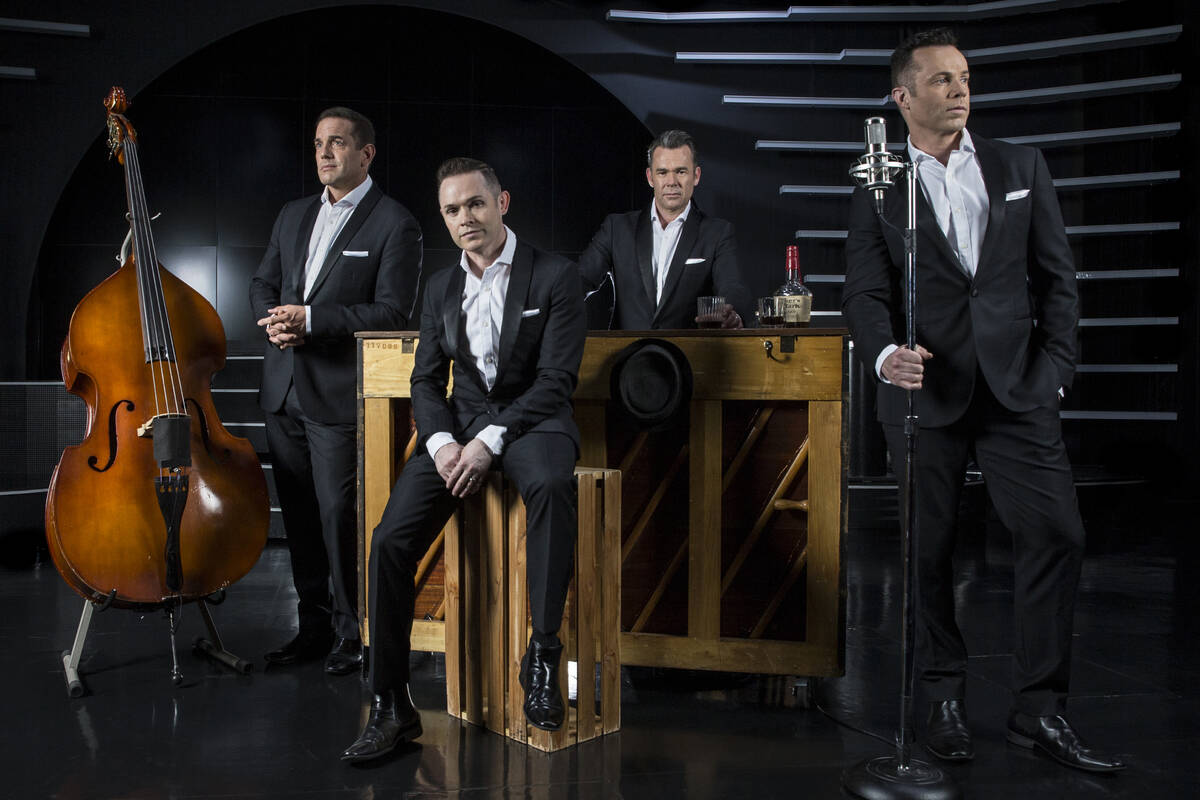 Sydney, Australia natives Human Nature, featuring Toby Allen, left, Michael Tierney, Phil Burto ...