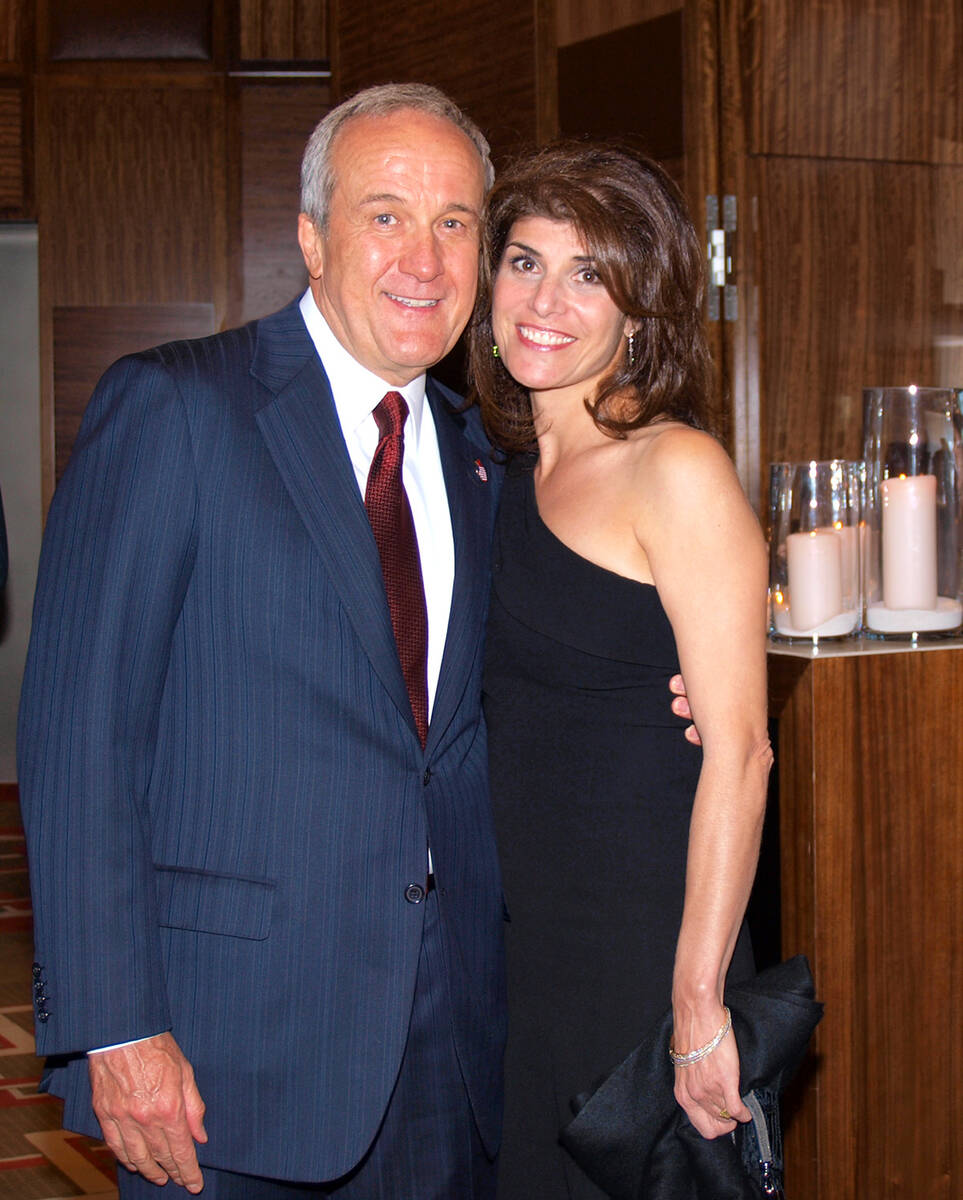 Larry and Camille Ruvo, shown in this undated photo, are being honored in May by the Nevada Bal ...