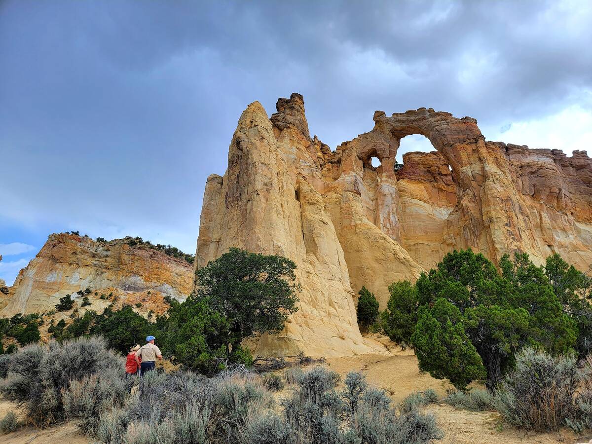 At Cannonville, Highway 12 motorists can take a two-hour side trip on Cottonwood Canyon’s dir ...