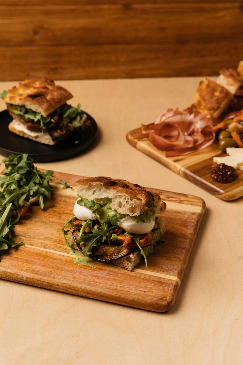 A selection of sandwiches at Via Foccacia at Ellis Island. (Ellis Island)
