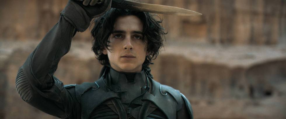 Timothée Chalamet as Paul Atreides in “Dune.” (Warner Bros. Pictures)