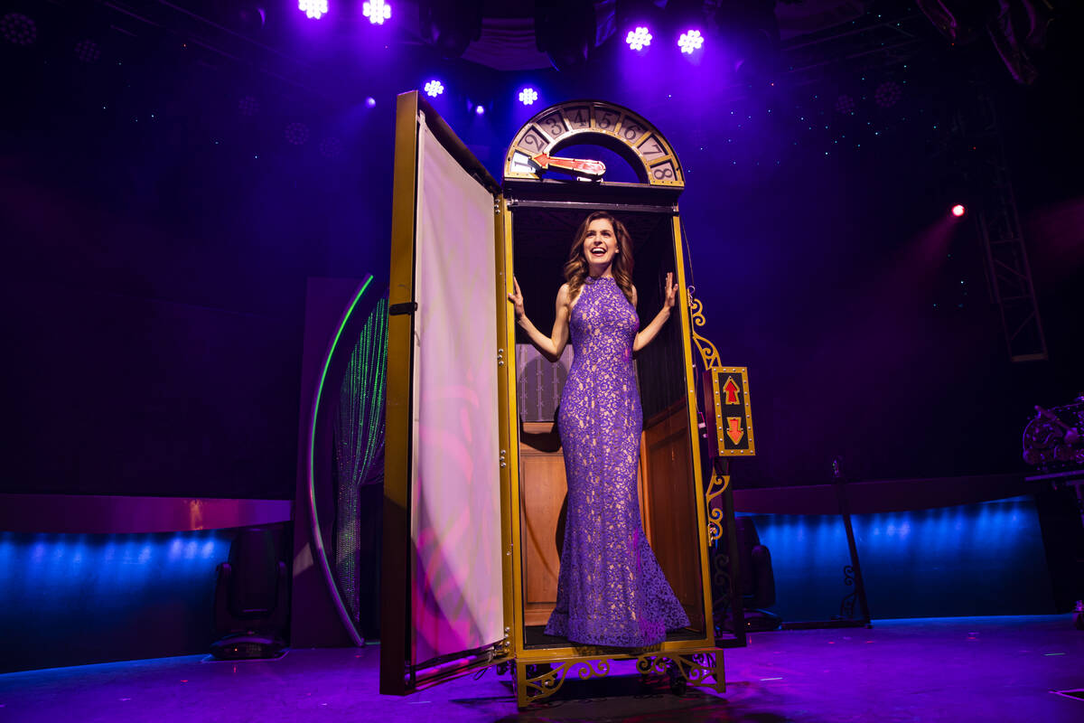 Magician Jen Kramer, who headlines in "The Magic of Jen Kramer" at the Westgate, pose ...