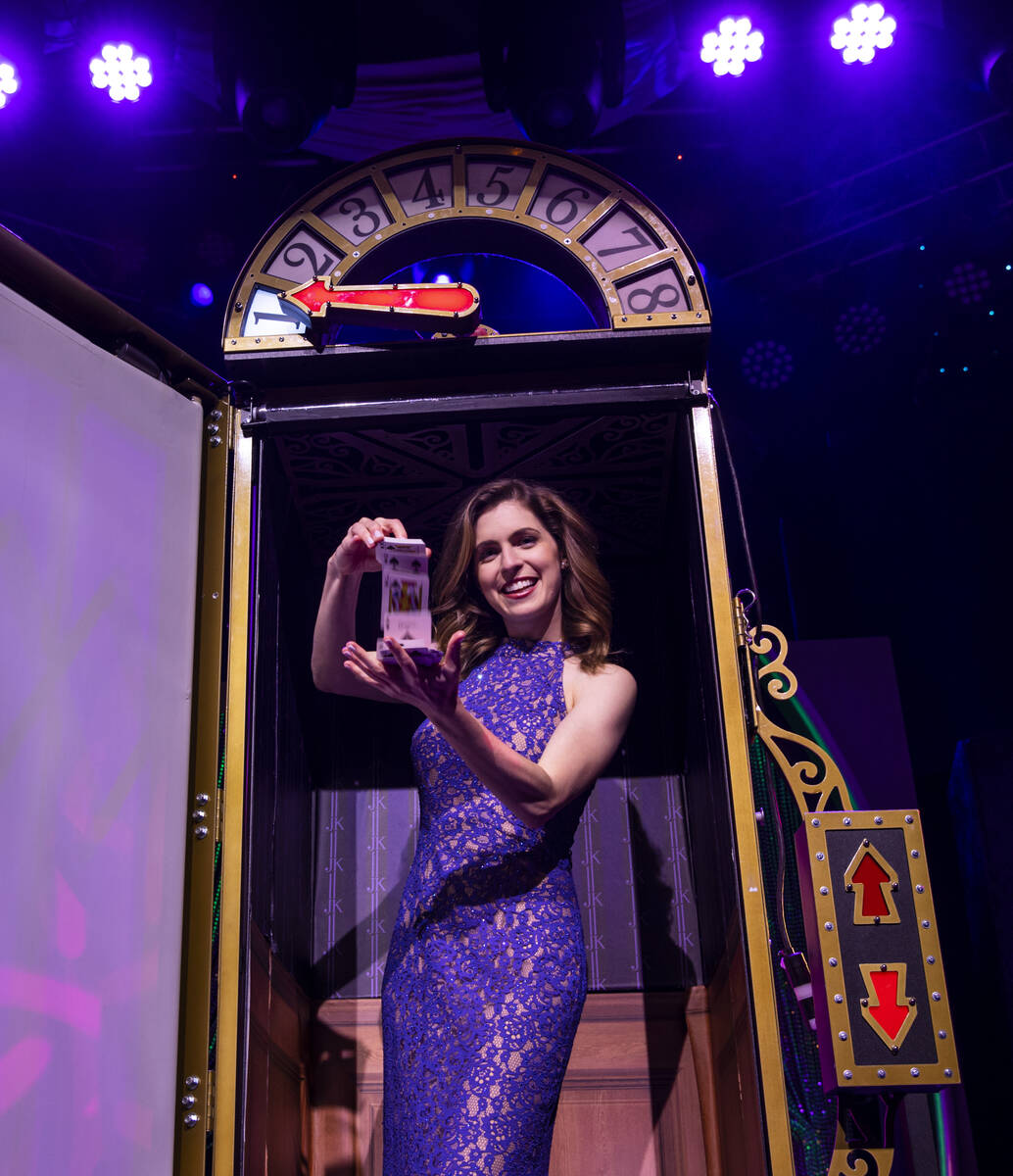 Magician Jen Kramer, who headlines in "The Magic of Jen Kramer" at the Westgate, pose ...