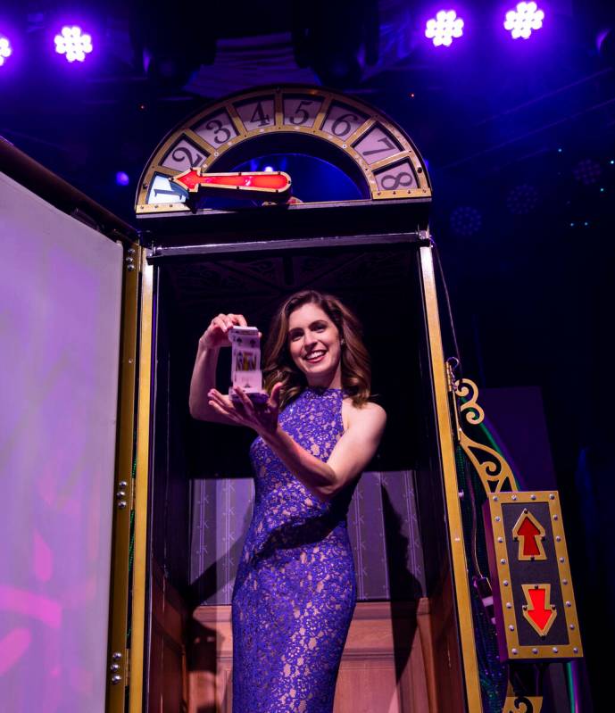 Magician Jen Kramer, who headlines in "The Magic of Jen Kramer" at the Westgate, pose ...