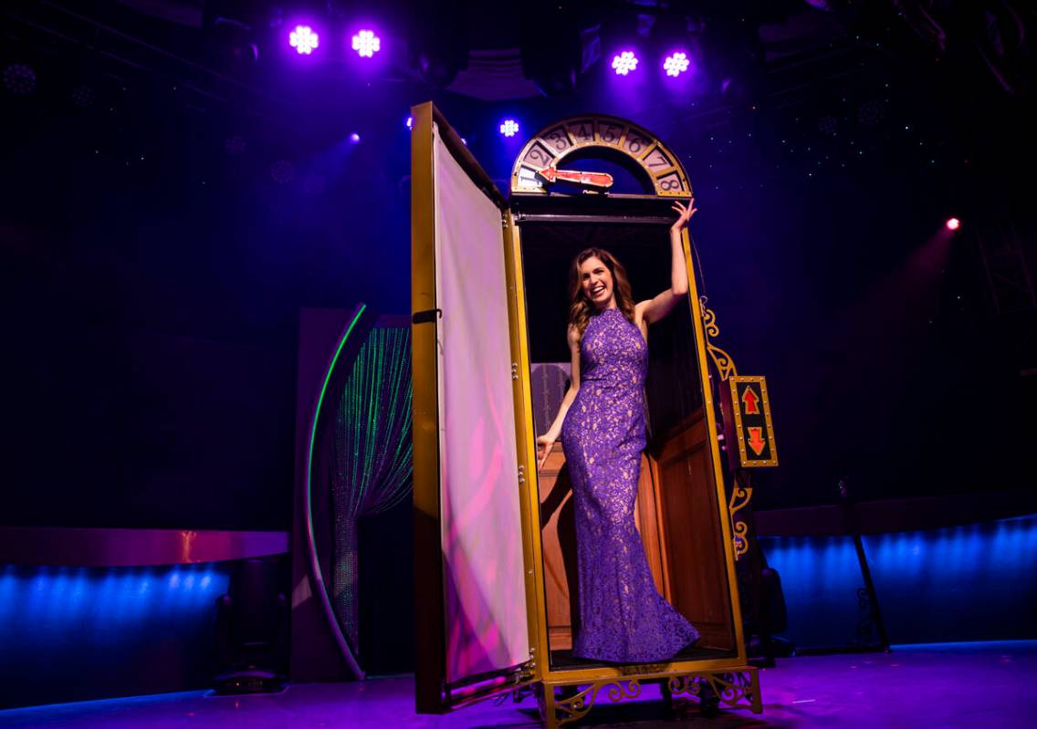 Magician Jen Kramer, who headlines in "The Magic of Jen Kramer" at the Westgate, pose ...