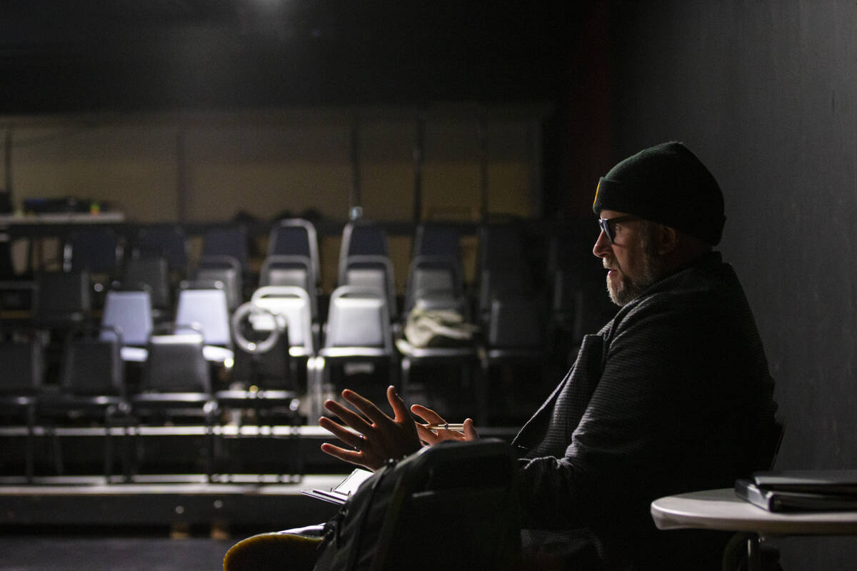 Majestic Repertory Theatre founding artistic director Troy Heard leads a rehearsal of "The ...