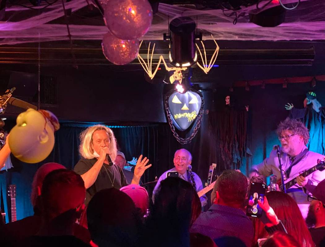 Pauly Shore and The Crustys at Sand Dollar Lounge on Monday, Oct. 18, 2021. (John Katsilometes/ ...