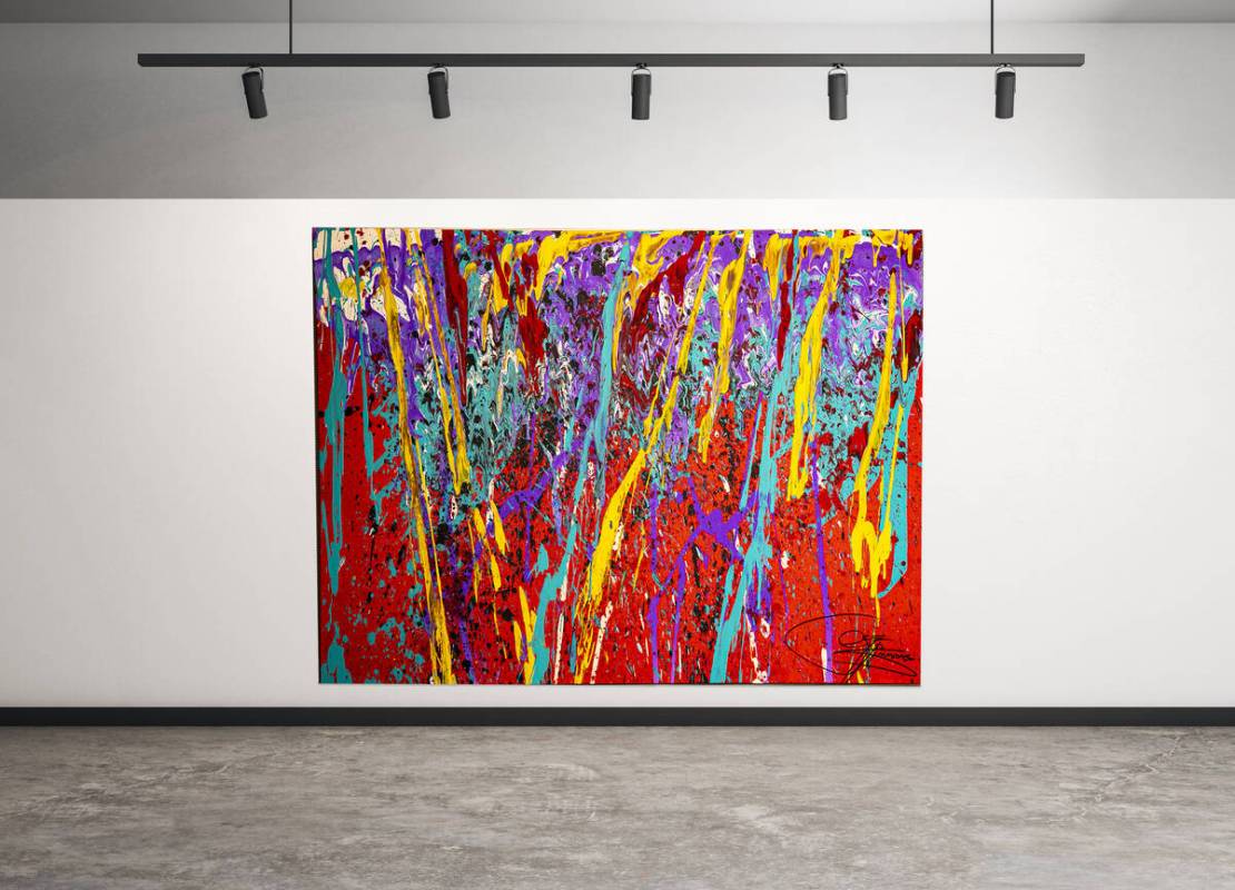 Kiss frontman Gene Simmons’ paintings that will be included in a show of sketches, drawi ...