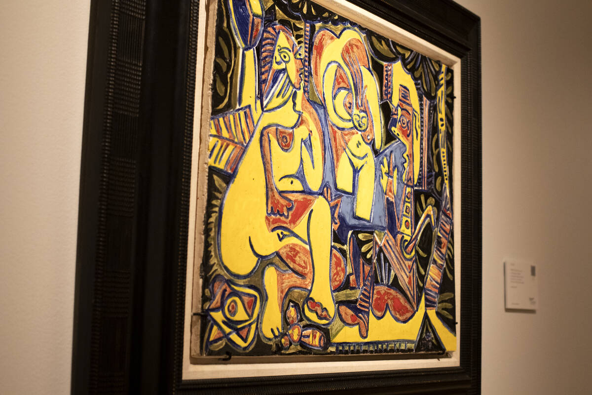 Pablo Picasso's "Le djeuner sur lըerbe" is on display at the Bellagio Gallery o ...