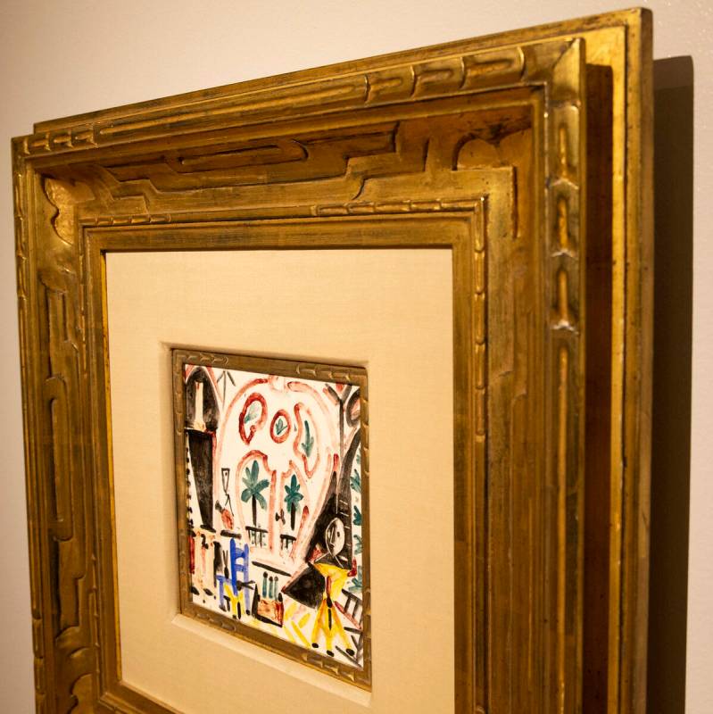 Pablo Picasso's "La fenetre de l'atelier la Californie" is on display at the Bellagio Gallery o ...
