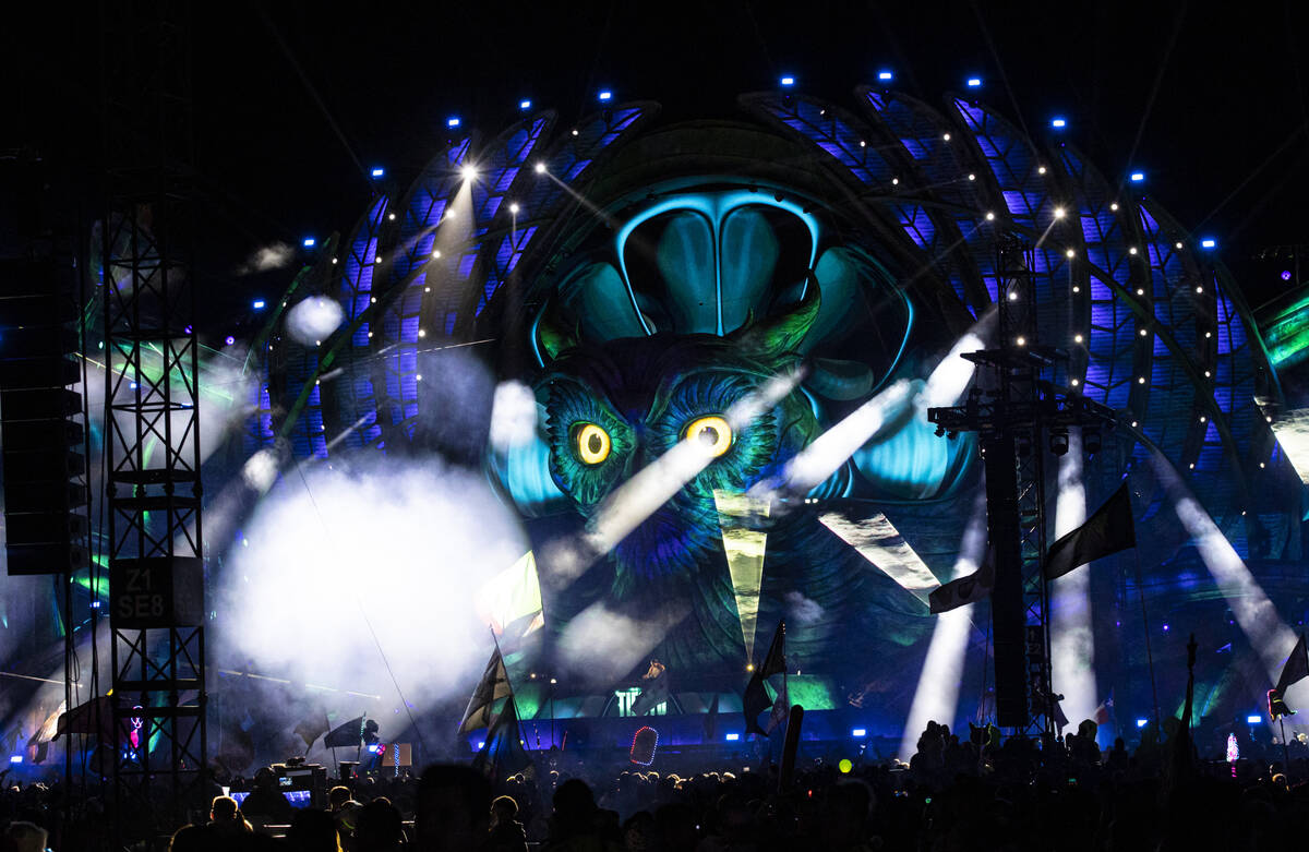 Tiesto performs at Kinetic Field during the second day of the Electric Daisy Carnival at the La ...