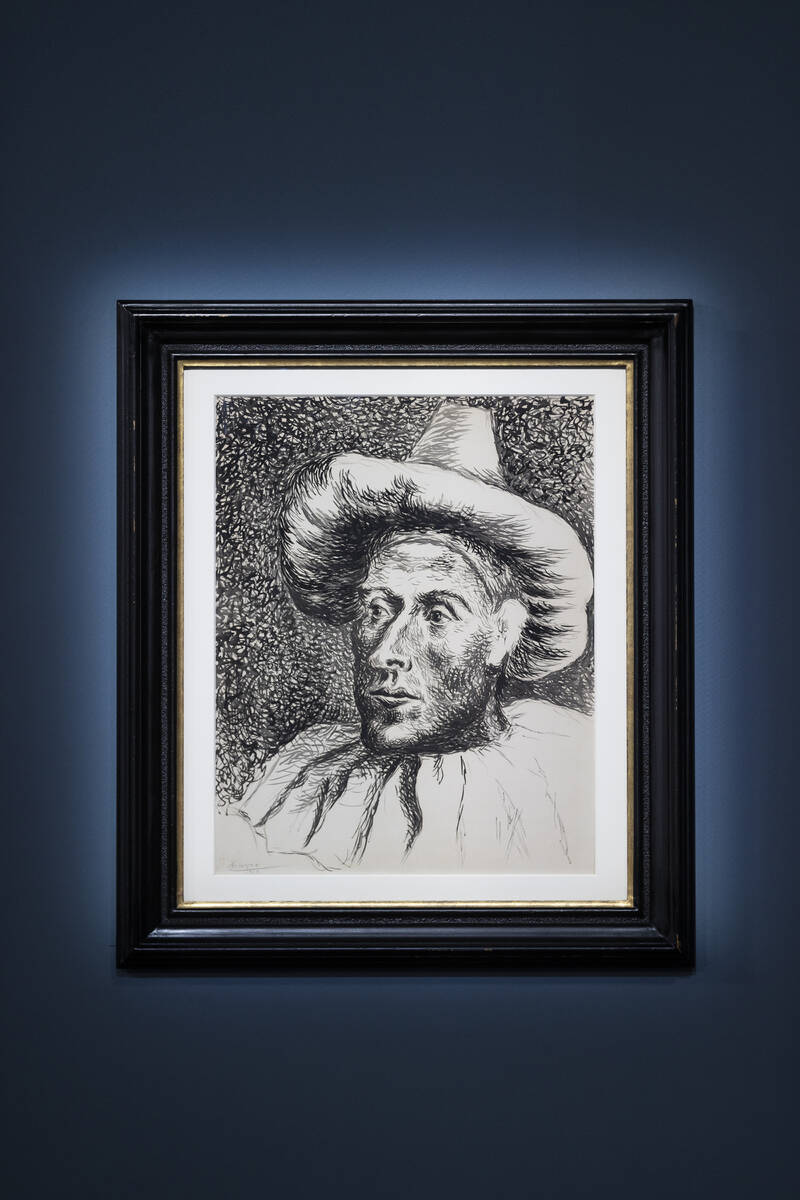 One of eleven of Pablo Picasso’s works during an auction held by Sotheby's at Bellagio A ...