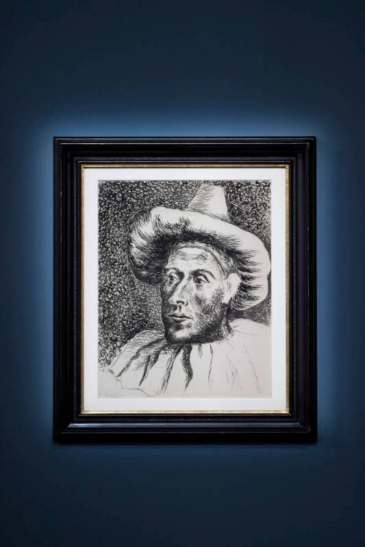 One of eleven of Pablo Picasso’s works during an auction held by Sotheby's at Bellagio A ...