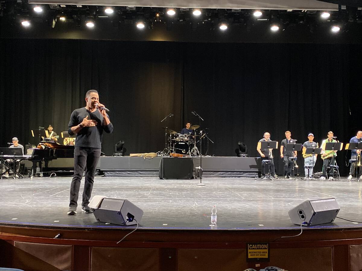Earl Turner is shown during rehearsals on the cruise liner Oasis of the Seas on Nov. 23, 2019. ...