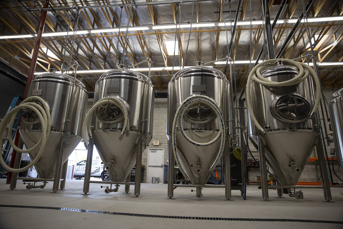 The North 5th Brewing Co., in North Las Vegas is seen on Tuesday, Oct. 26, 2021. (Erik Verduzco ...