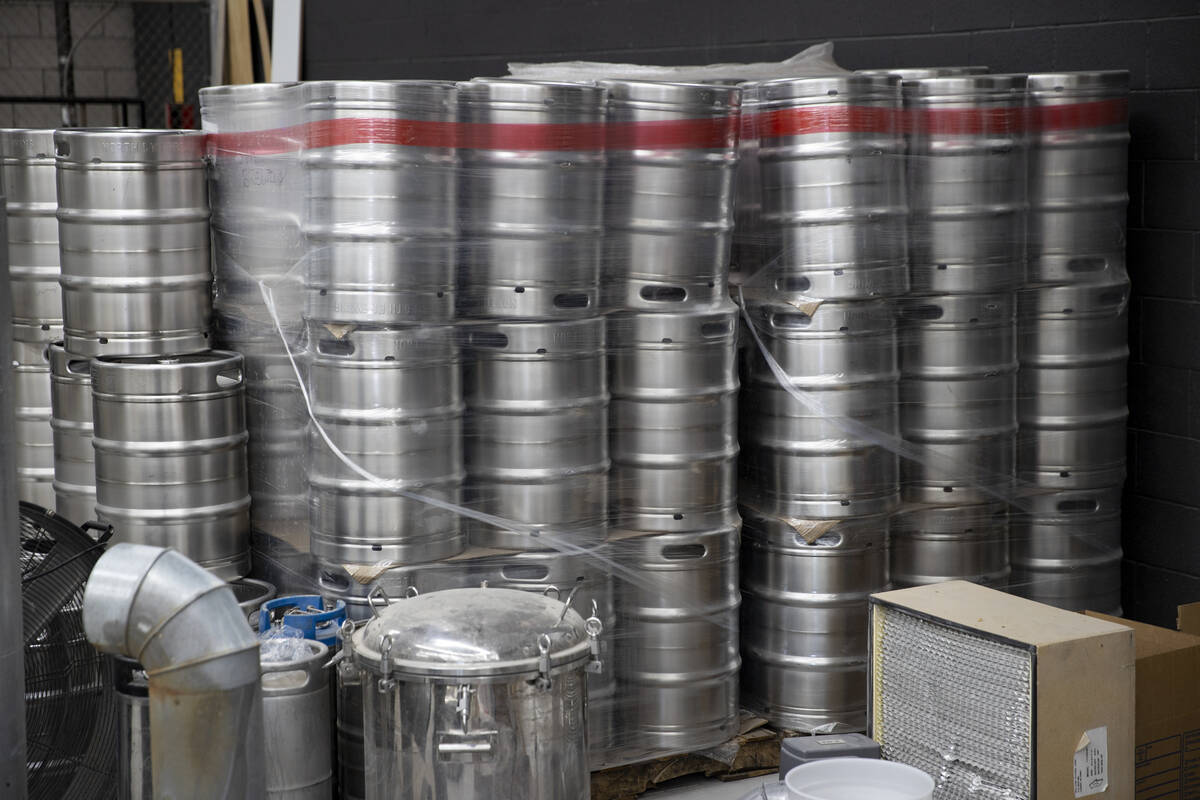 The North 5th Brewing Co., in North Las Vegas is seen on Tuesday, Oct. 26, 2021. (Erik Verduzco ...
