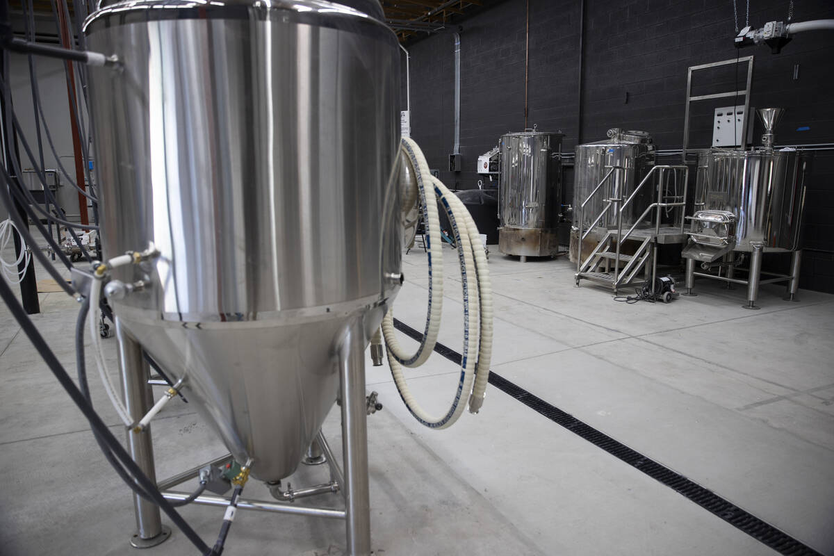 The North 5th Brewing Co., in North Las Vegas is seen on Tuesday, Oct. 26, 2021. (Erik Verduzco ...