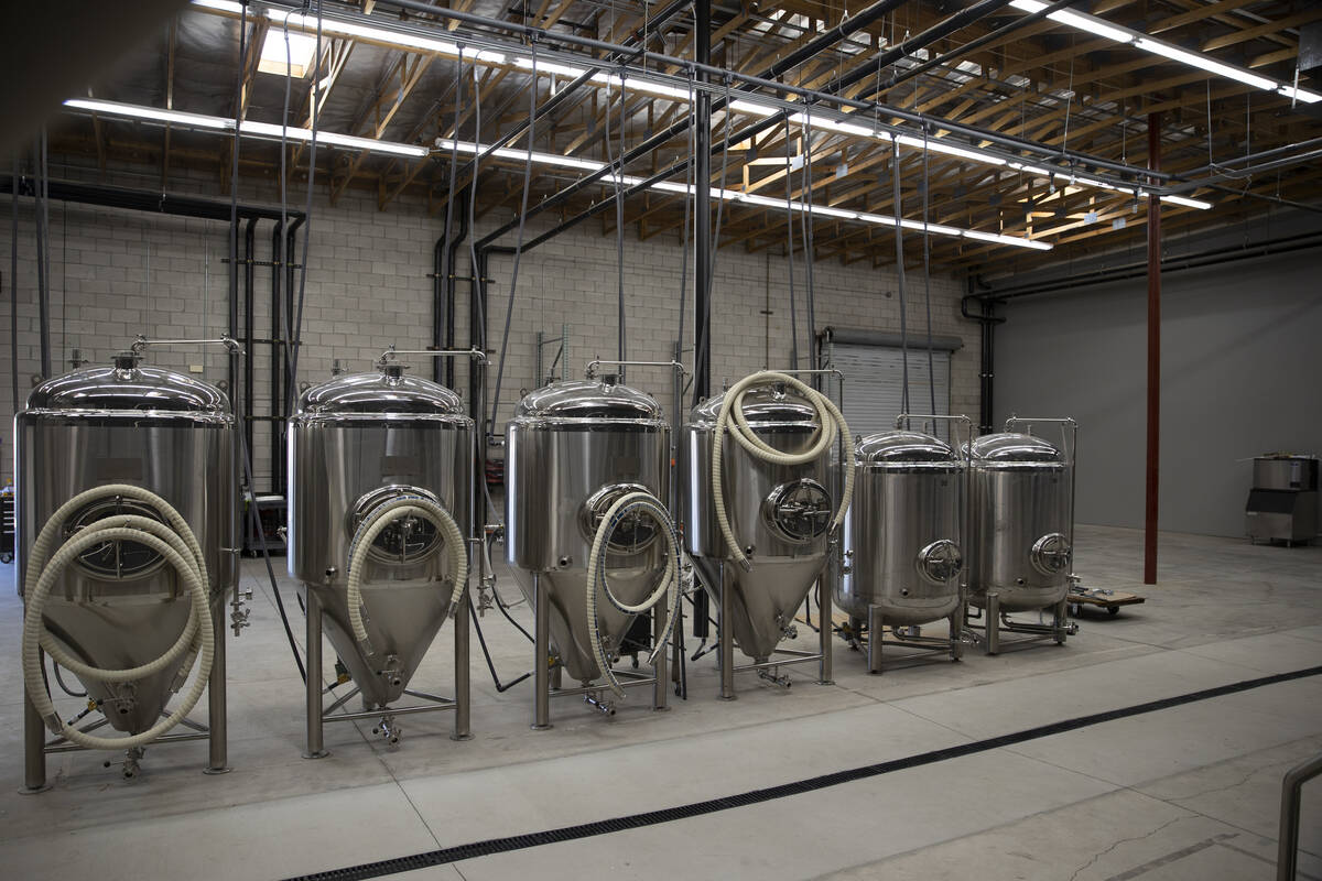 The North 5th Brewing Co., in North Las Vegas is seen on Tuesday, Oct. 26, 2021. (Erik Verduzco ...