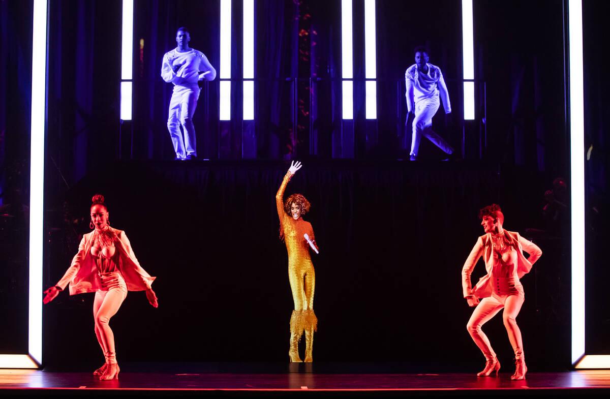 A dress rehearsal for the Whitney Houston hologram tour is shown in this undated photo. (Base H ...