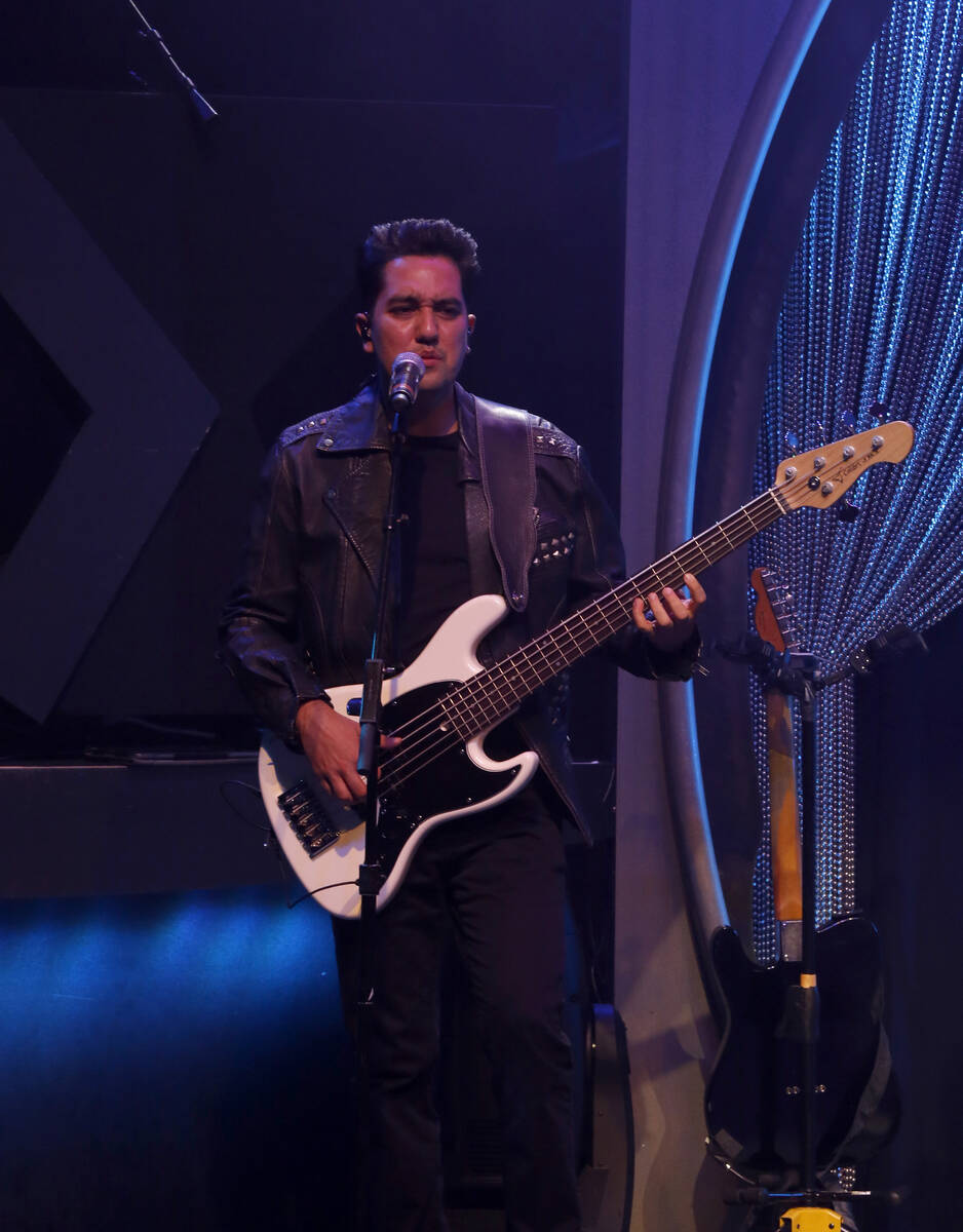 Bassist Fernando Tort of The Bronx Wanderers performs during his grand opening night of The Bro ...