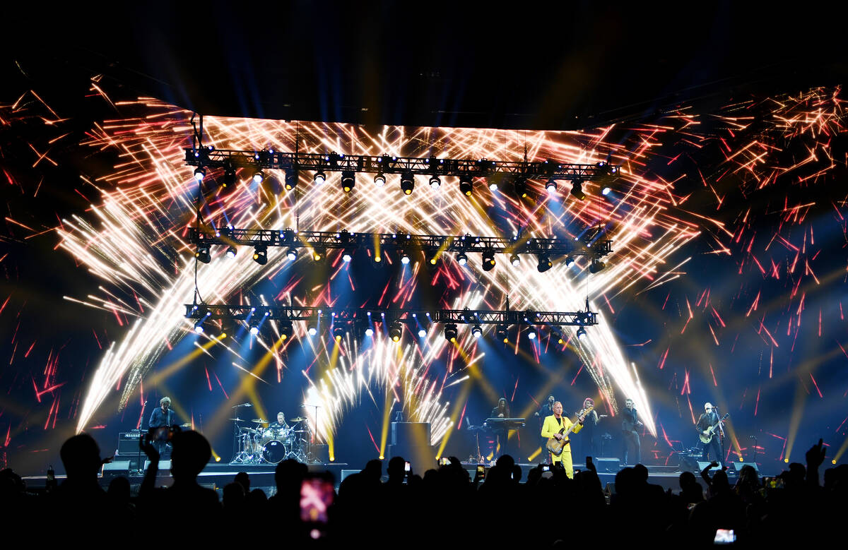Sting performs during opening night of his residency: "Sting: My Songs" at The Colosseum at Ca ...