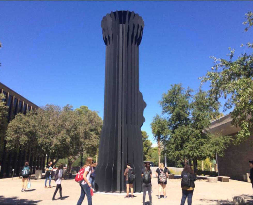 The Flashlight celebrates its 40th anniversary at Friday's UNLV Art Walk on the university camp ...