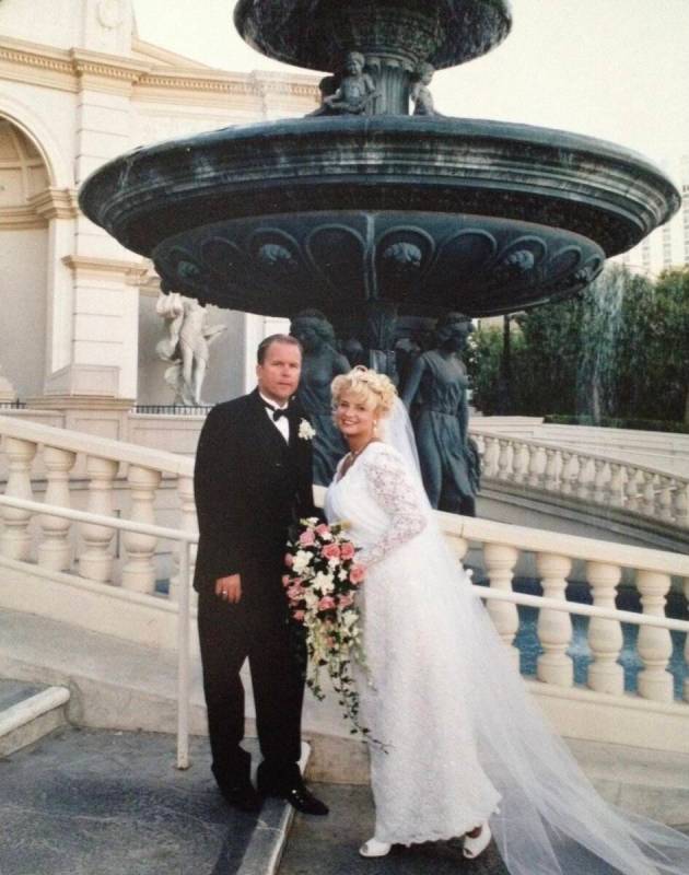 John Tournour, aka J.T. The Brick, and his wife, Julie, are shown at Monte Carlo after being ma ...