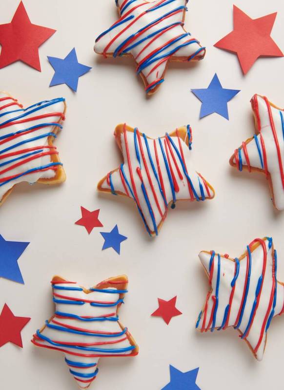 Maverik's patriotic doughnut. (Maverik)