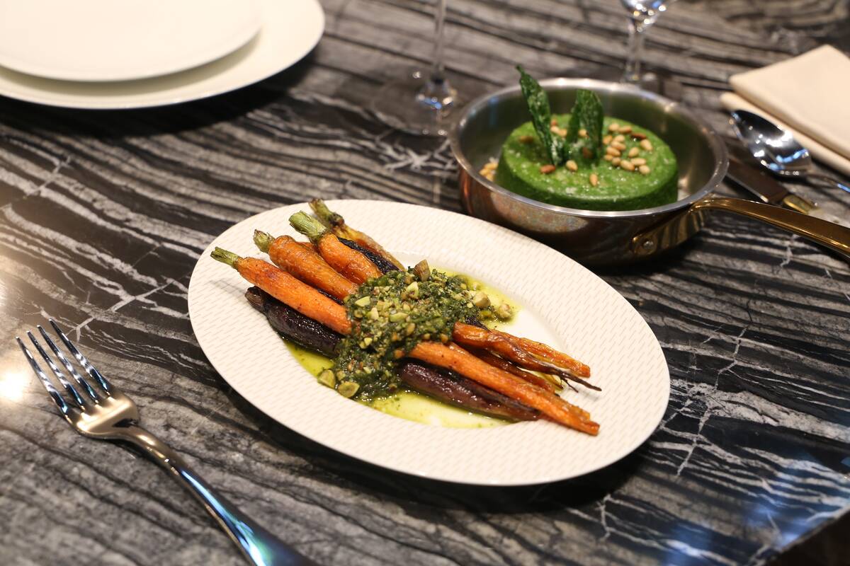 Roasted carrots at Harlo. (Harlo)
