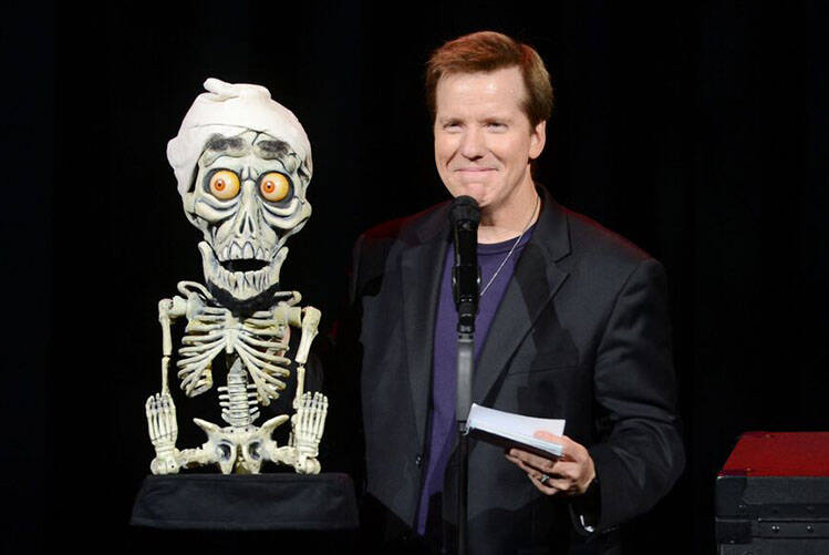 Jeff Dunham appears with his puppet Achmed the Dead Terrorist at the Colosseum at Caesars Palac ...
