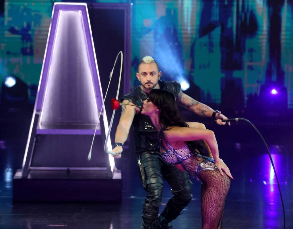 Deadly Games perform during a preview of “America’s Got Talent: Live!” at ...