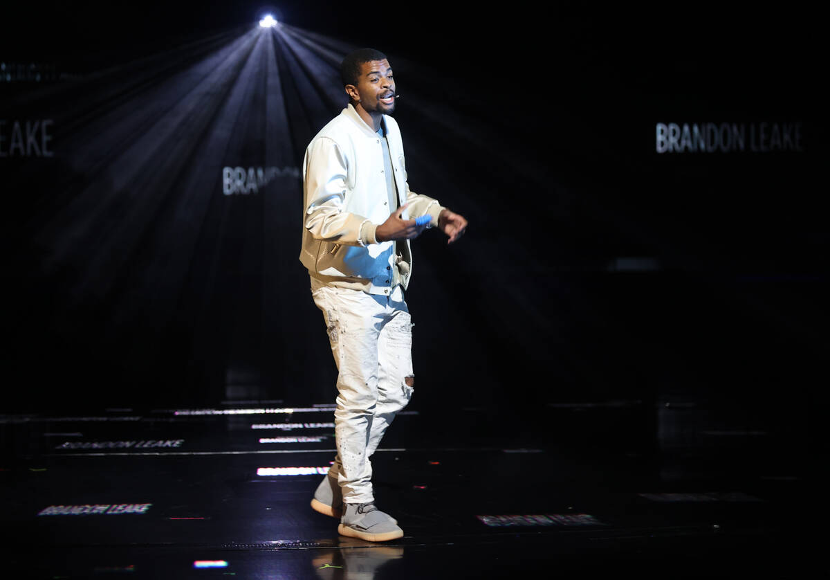 Brandon Leake performs during a preview of ҁmericaճ Got Talent: Live!Ӡat the ...