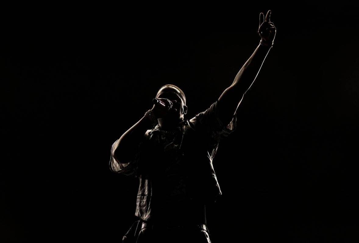 YG performs during Day N Vegas at the Las Vegas Festival Grounds on Friday, Nov. 12, 2021, in L ...