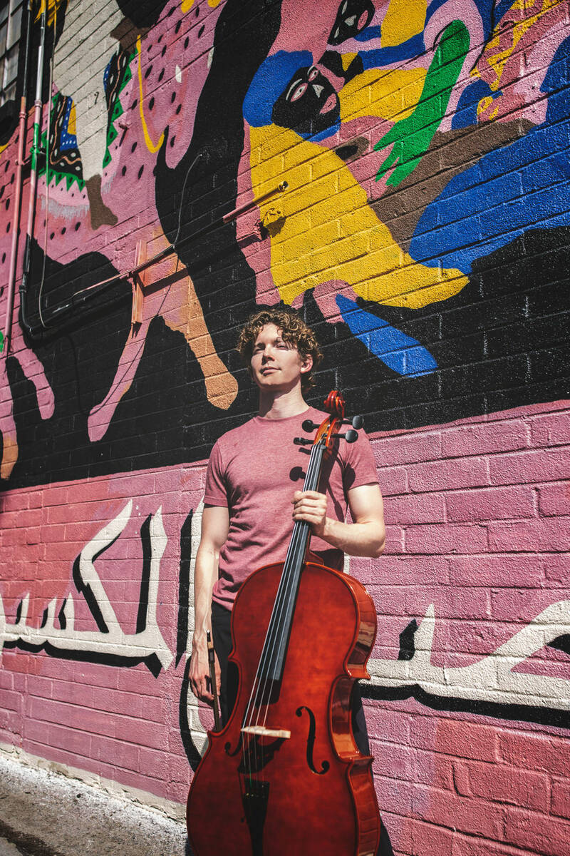Joshua Roman is the first artist-in-residence in Las Vegas Philharmonic's 22-year-history. (Las ...