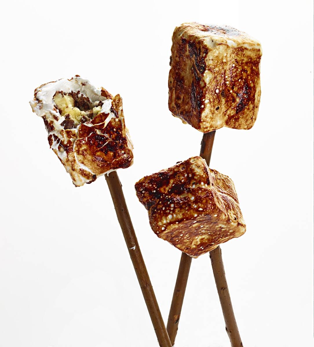 Ansel was inspired to create the frozen s'more because he had never had a s'more as a child. (T ...