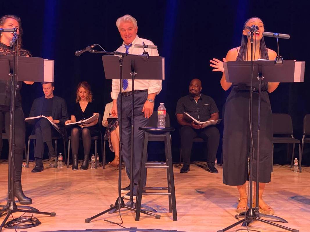 Doug Sills portrays Oscar Goodman in "Goodman: An American Musical" during the musical's showca ...