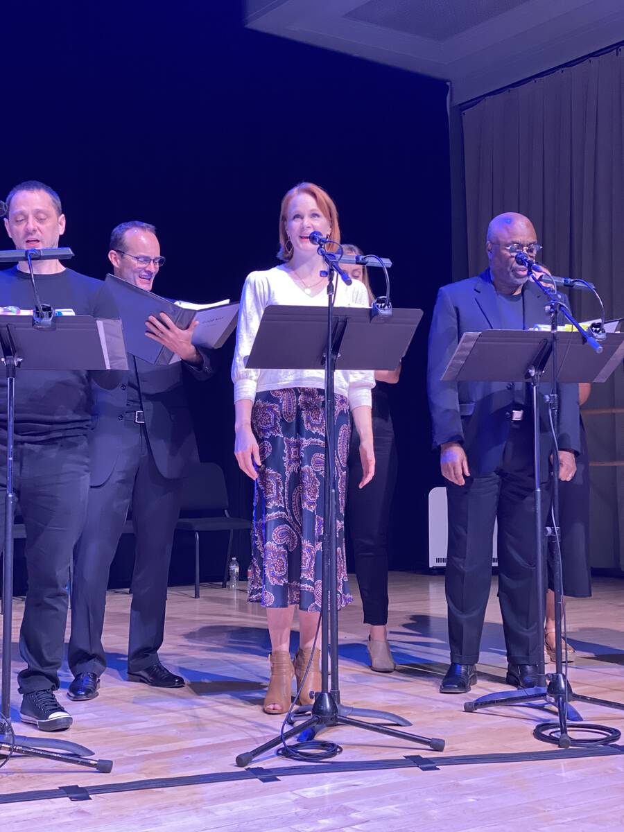Kate Baldwin portrays Carolyn Goodman in "Goodman: An American Musical" during the musical's sh ...