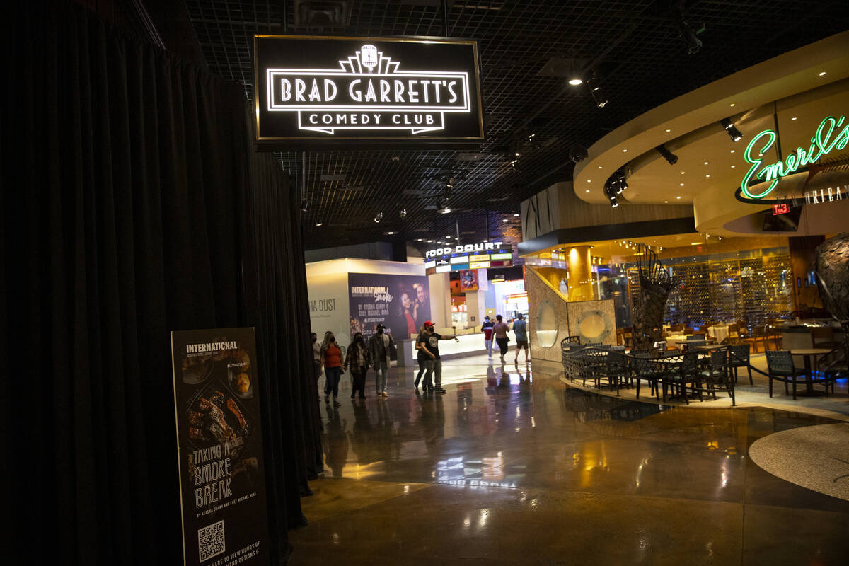 The new Brad Garrett's Comedy Club venue at the MGM Grand hotel-casino in Las Vegas, Tuesday, N ...