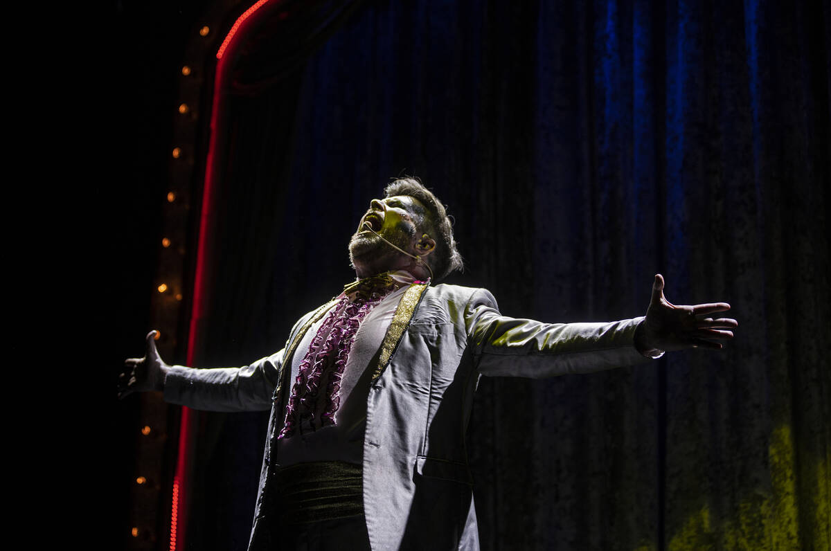 Enoch Augustus Scott performs in “Zombie Burlesque" at V Theater on Tuesday, Nov. 2 ...