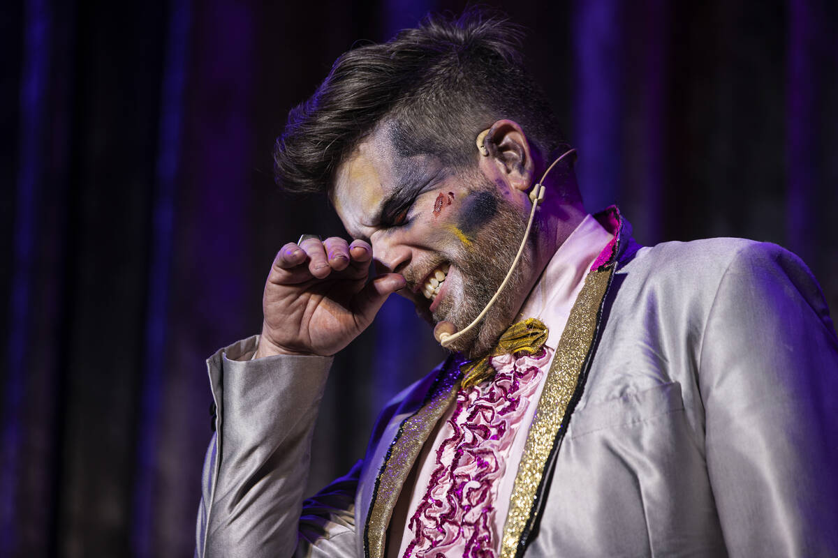 Enoch Augustus Scott performs in “Zombie Burlesque" at V Theater on Tuesday, Nov. 2 ...