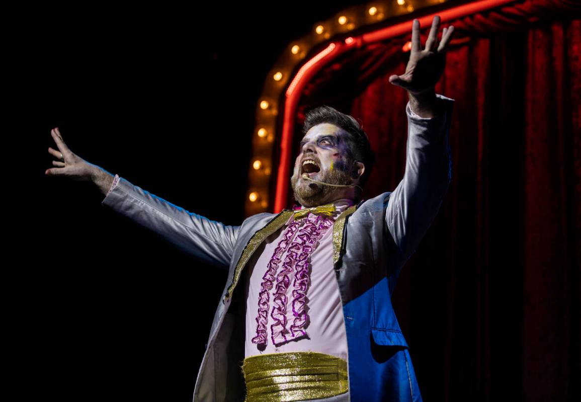 Enoch Augustus Scott performs in “Zombie Burlesque" at V Theater on Tuesday, Nov. 2 ...